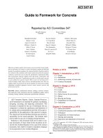 guide to formwork for concrete
