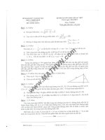 DE THI TOAN VAO LOP 10 HUE