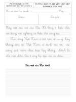 Đề thi vỡ sạch chữ đẹp 2011-2012