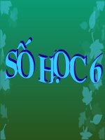 Tiết 37,38. Ôn tập chương I - Số hoc 6