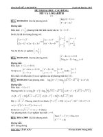 Giải đề thi: MŨ LOGA