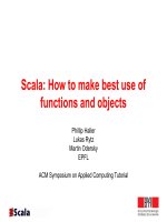 scala how to make best use of functions and objects