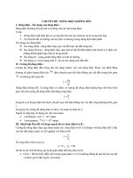 Tóm tắt lí thuyết dòng điện không đổi