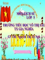 BÀI : CHIẾN THẮNG ĐIỆN BIÊN PHỦ TRÊN KHÔNG