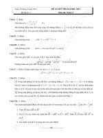 Đề ôn tập Toán 11 - Đề 3