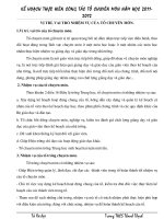 Kế hoạch Tổ Xã hội - Năm học 2011 - 2012