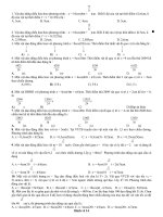 BÀI TẬP VỀ DAO ĐỘNG