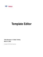 tekla tutorial lesson 9 newtemplate editor