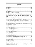 Thiết kế nhà máy sx vang xoài năng suất 400.000 lítnăm với độ sp là 10,5%V và độ chua 1.5gl