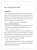 Thí nghiệm hóa sinh