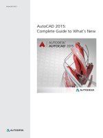 autocad 2015 what is new guide