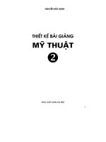 Thiết kế bài giảng mĩ thuật lớp 2