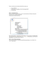 Hướng dẫn tạo mục lục tự động