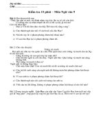 Kiểm tra 15 phút Tiếng Việt - Tuần 5