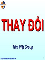 kỹ năng quản lý thay đổi