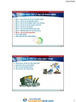 slike môn học sự cô phần mềm bài 8 tối ưu hóa máy tính