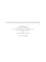 parallel programming in fortran 95 using openmp