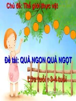 Quả ngon quả ngọt