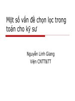 slike bài giảng toán chuyên đề - nguyễn linh giang chương 2 hàm của hai biến ngẫu nhiên