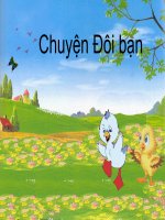 TRUYỆN CHO MẦM NON ĐÔI BẠN