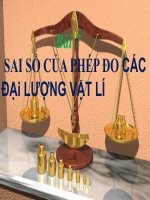 sai so phep do cac dai luong vat ly