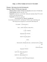 Nội dung môn thi công nghệ dược phẩm cuối kì