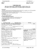 Đại 9 (tiết 30-44) 3 cột CKTKN