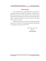 Khóa luận tốt nghiệp đa dạng hóa nông nghiệp tại xã trác văn, huyện duy tiên, tỉnh hà nam và những yếu tố tác động