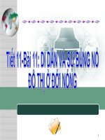 T11: Sự bùng nổ đô thị ở đới nóng