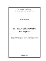 Tìm hiểu về phép đo yếu, giá trị yếu