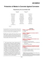 protection of metals in concrete against corrosion