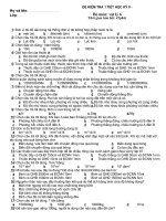 Đề KT 1 tiết  Vật Lý 6 - HK1