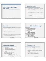 bài giảng đồ hoạ và hiện thực ảo -  chương 7 đường cong trong không gian 3d curve