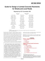 guide for design of jointed concrete pavements