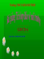 Bài 7:Yêu thiên nhiên,sống hòa hợp với thiên nhiên