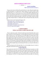 KINH NGHIEM NGHE GIAO