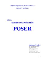 đề tài nghiên cứu phần mềm POSER