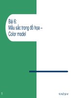 Giáo trình thực tại ảo BKHNBài 6:  Mầu sắc trong đồ họa –  Color model