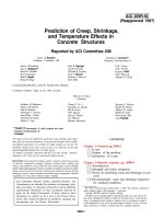 prediction of creep, shrinkage, and temperature effects in concrete structures