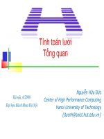 slike bài giảng tính toán lưới - nguyễn hữu đức bài 1 tính toán lưới tông quan