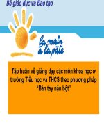 PPDH bàn tay nặn bột