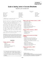 guide to sealing joints in concrete structres