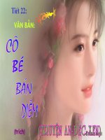 tiết 22. Cô bé bán diêm