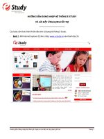 Tài liệu hướng dẫn cài đặt E-study