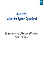 slike bài giảng ứng dụng xây dựng hệ thống thông tin chương 16 making the system operational
