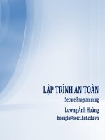 slike bài giảng lập trình an toàn   lương ánh hoàng