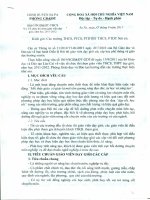 Tổ chức thi chọn giáo viên dạy giỏi