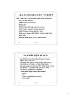 slike bài giảng kỹ thuật ghép nối máy tính - bùi quốc anh chương 4 io interface bus overview
