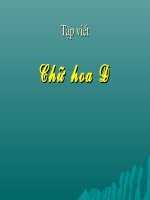 TẬP VIẾT 2 - CHỮ HOA Đ