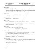 Đề ôn tập Toán 11 - Đề 1